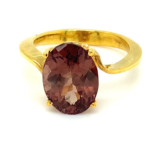 GIA Certified Color Change Garnet 6.67ct 18K Ring - Picture 1 of 8